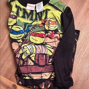 Nickelodeon TMNT Kids Pajama Set - Green, Black, Red